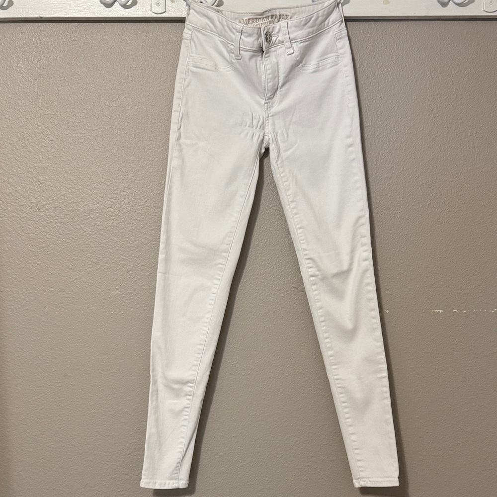 American Eagle Outfitters White Skinny Jeans